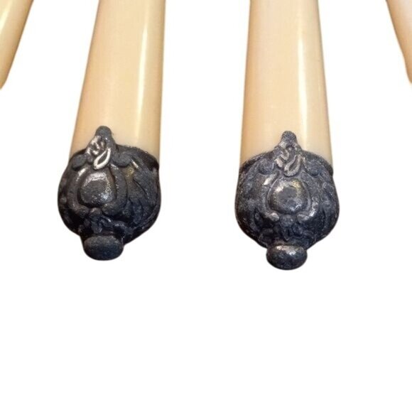 Vintage Hampton Silversmiths San Remo 9 Pc Stainless Steel Flatware Lucite - Picture 6 of 7